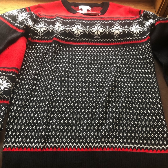 Macy’s Two Charter Club Unisex Boy's Snowflake Family Sweater Twins Siblings NWT - Picture 7 of 9